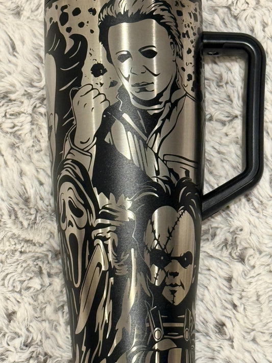 Cult Classic Horror Character 40oz Brumate Era, Laser Engraved