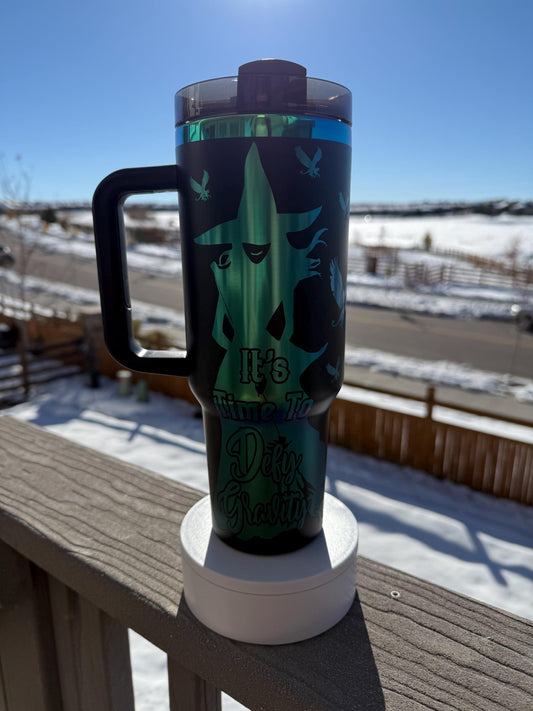 Defy Gravity 40 oz Engraved Tumbler