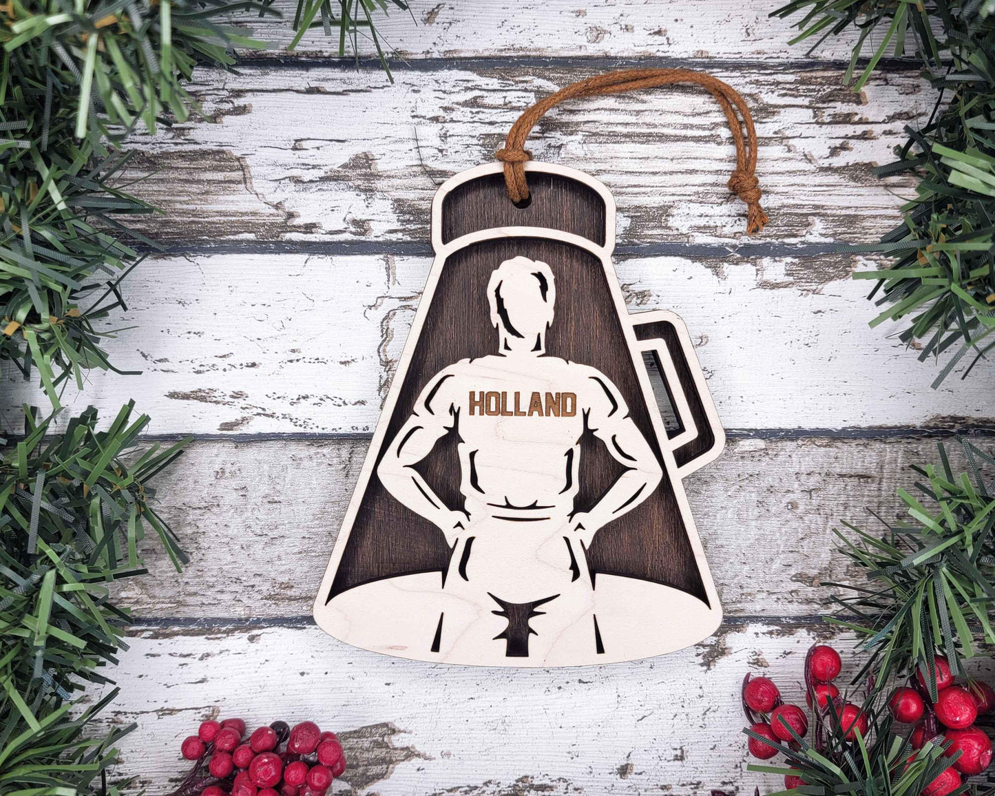 Cheerleading Themed Personalized Ornaments