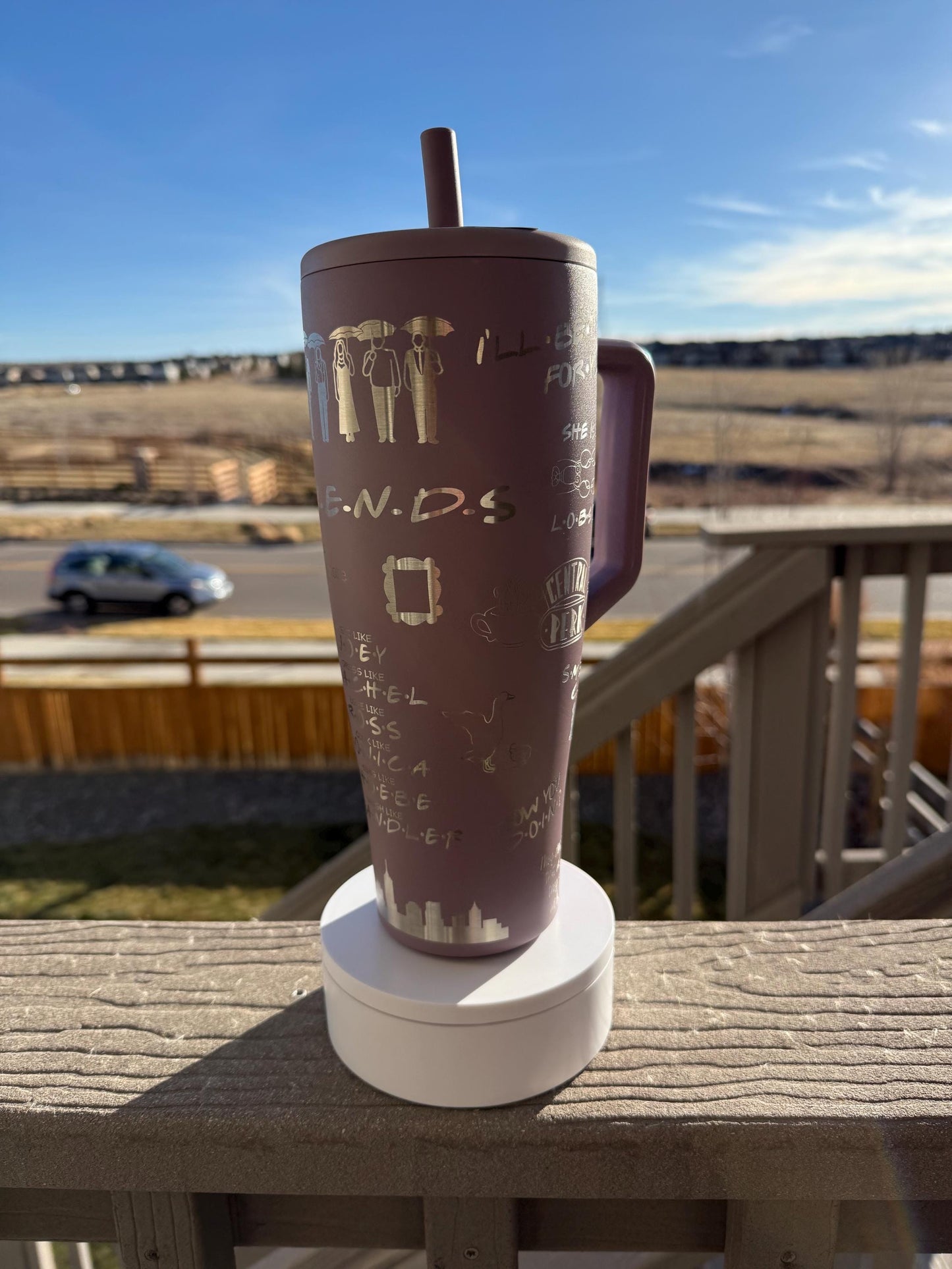 I’ll Be There for You 40oz Brumate Era, Laser Engraved