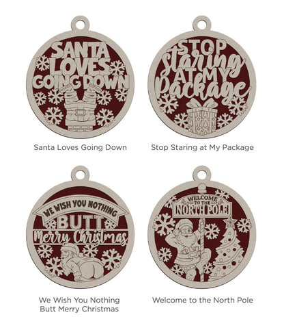 Naughty But Nice Ornaments