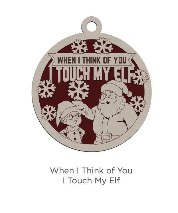 Naughty But Nice Ornaments