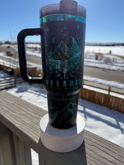 ACOTAR 40 oz Engraved Iridescent Tumbler