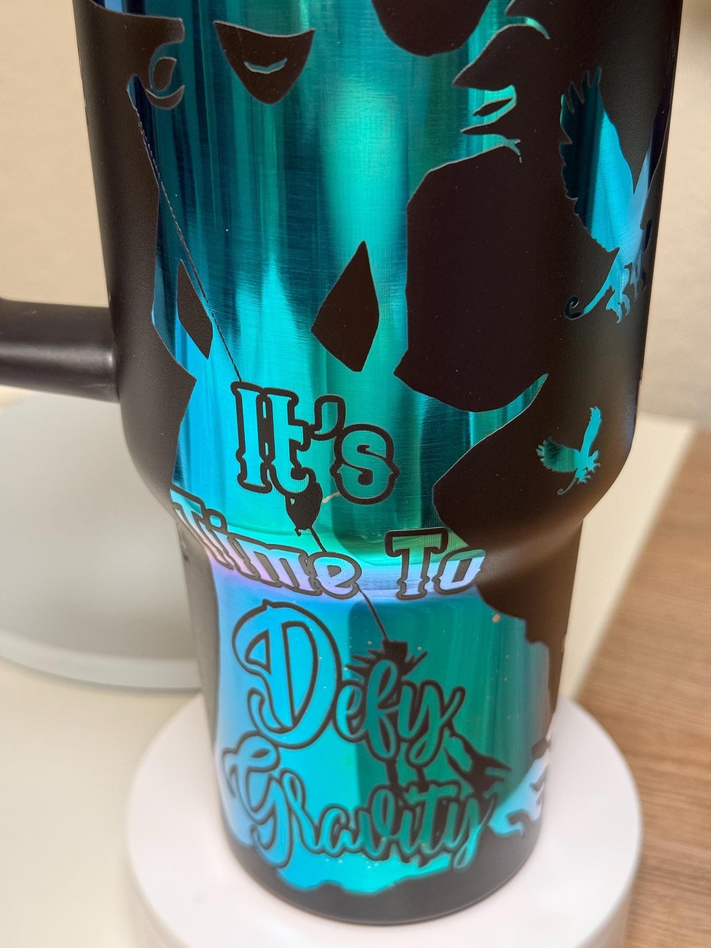 Defy Gravity 40 oz Engraved Tumbler