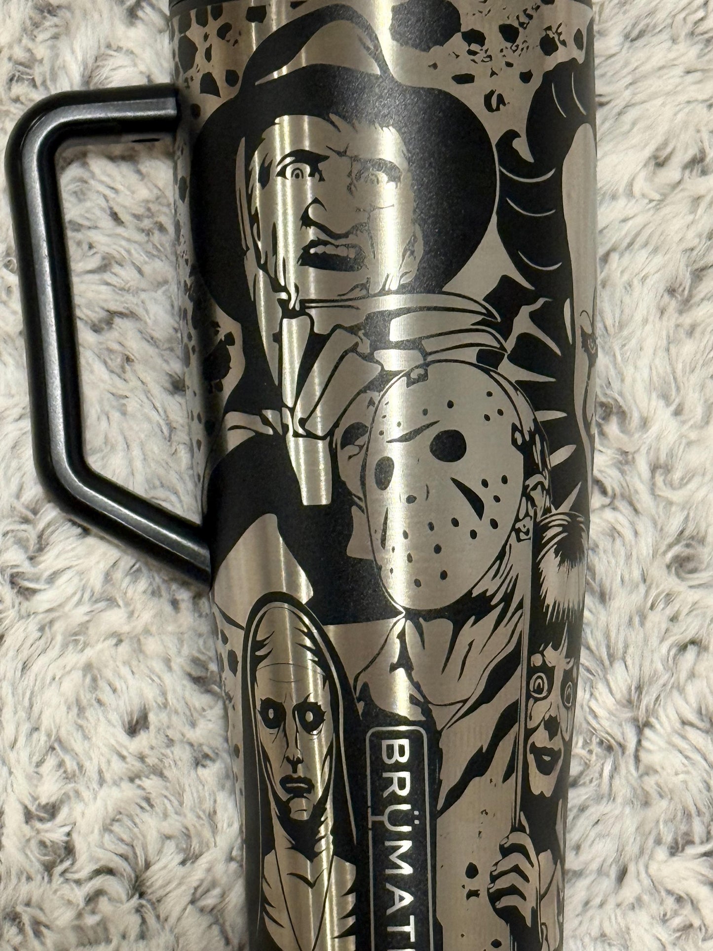 Cult Classic Horror Character 40oz Brumate Era, Laser Engraved