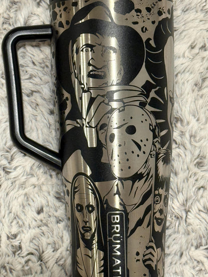 Cult Classic Horror Character 40oz Brumate Era, Laser Engraved