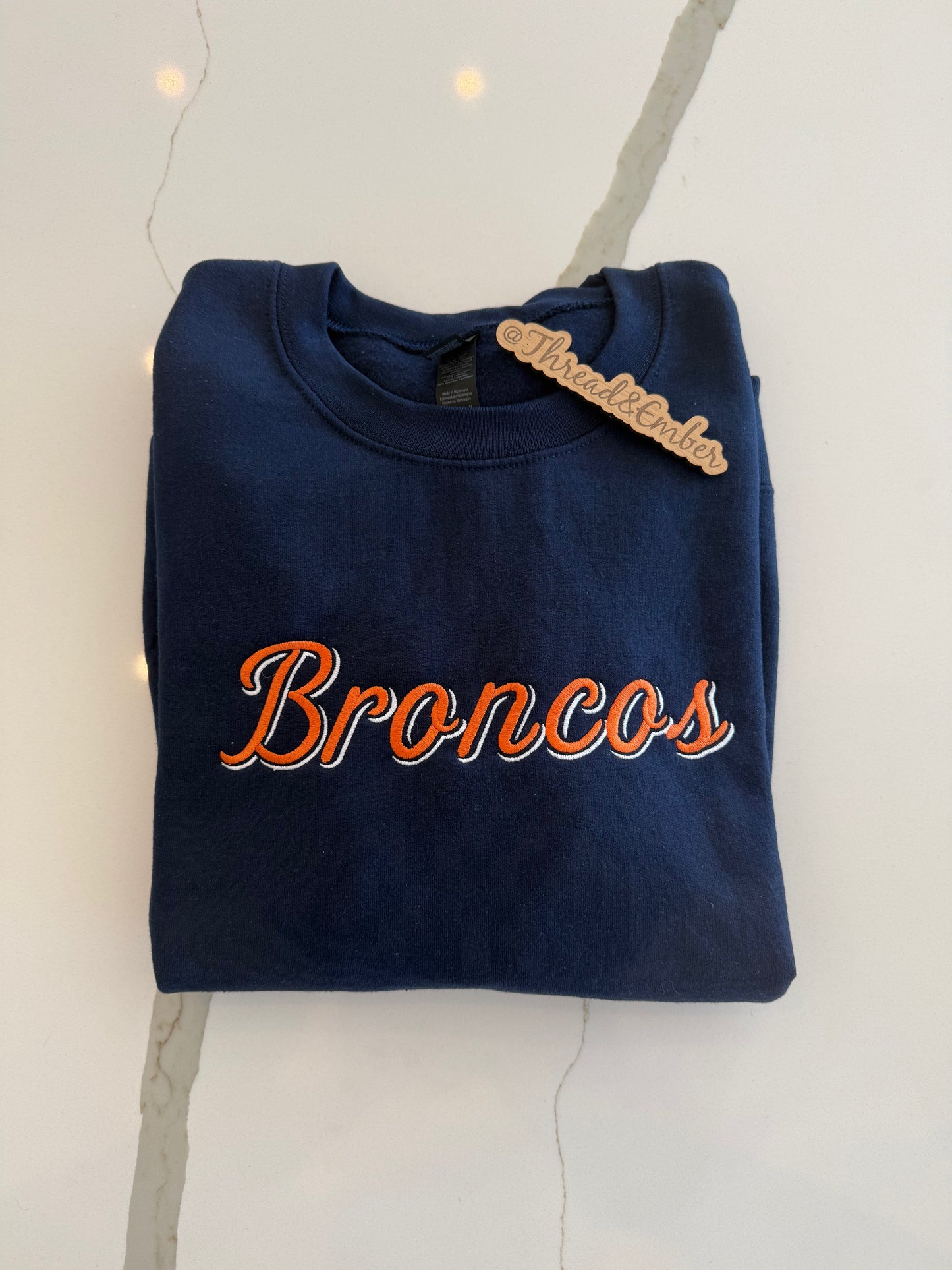 Broncos Shadow Crewneck
