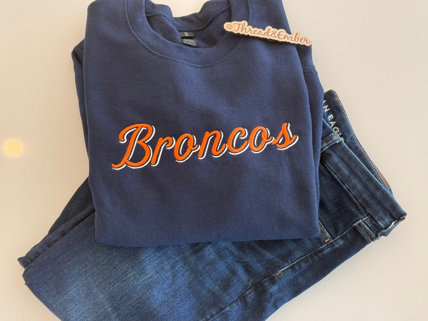 Broncos Shadow Crewneck