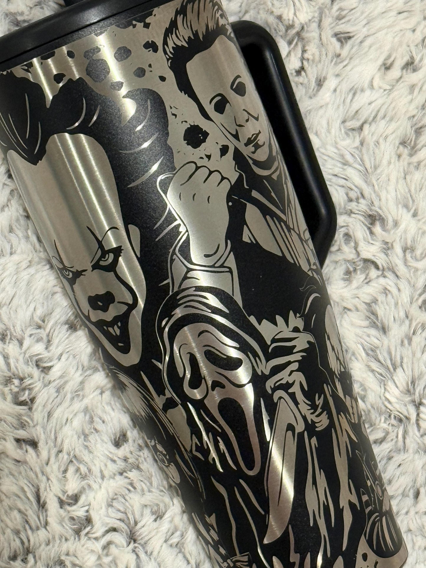 Cult Classic Horror Character 40oz Brumate Era, Laser Engraved