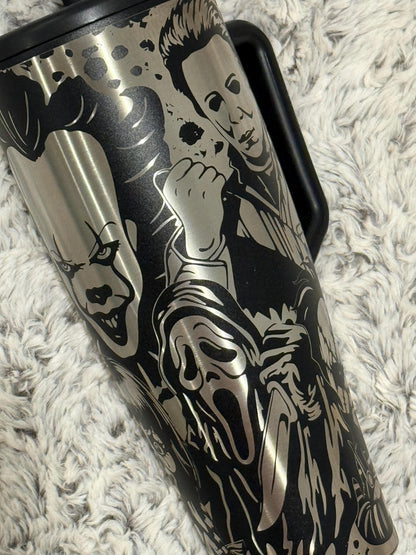 Cult Classic Horror Character 40oz Brumate Era, Laser Engraved