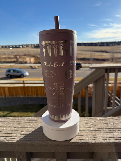 I’ll Be There for You 40oz Brumate Era, Laser Engraved