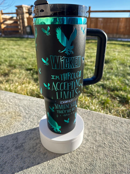 Defy Gravity 40 oz Engraved Tumbler