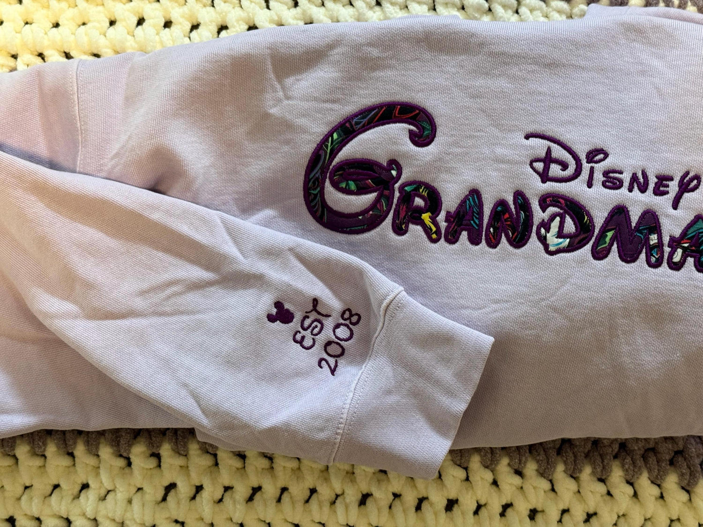 Sleeve Name Embroidery Add-On | Custom Sleeve Embroidery | Personalized Sweatshirt Sleeve | Name on Sleeve | Embroidery Upgrade