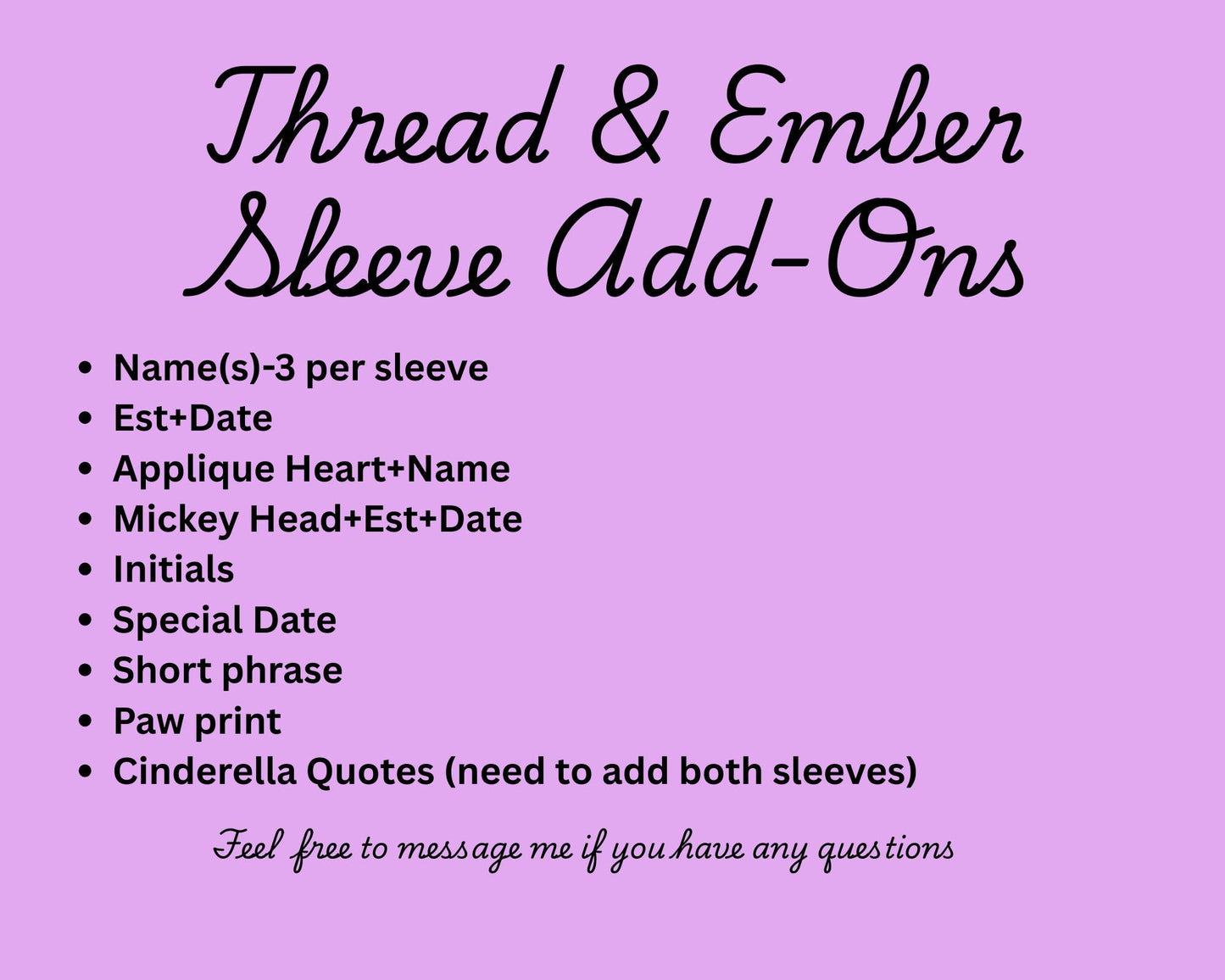 Sleeve Name Embroidery Add-On | Custom Sleeve Embroidery | Personalized Sweatshirt Sleeve | Name on Sleeve | Embroidery Upgrade