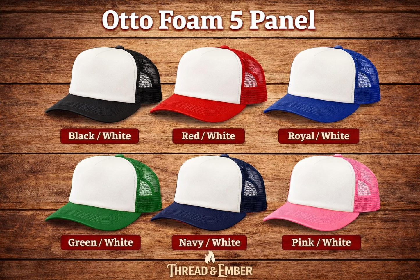 Batter Up! Embroidered Baseball Trucker Hat | Retro Baseball Hat | Game Day Hat | Otto Foam 5 Panel Hat | Baseball Mom Gift |